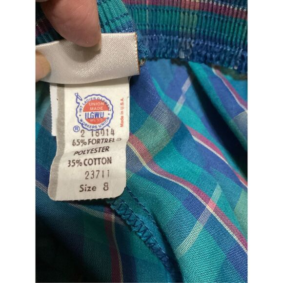 Vintage Plaid Skirt Set - Picture 11 of 14